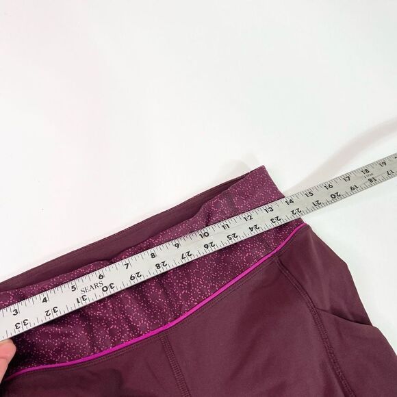 lululemon athletica Swift Speed Tight Leggings Womens 6 Burgundy Pink High Rise - Picture 3 of 13